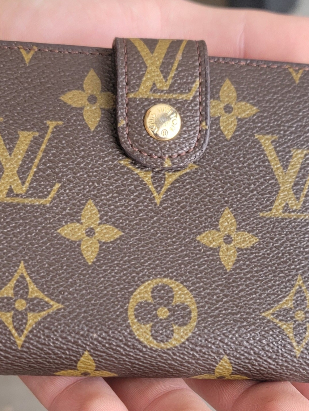 Louis Vuitton Brown Monogram Canvas Wallet - Classic Brown/Gold